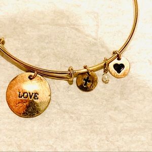 3 for $20 Gold tone charm bracelet with 3 charms